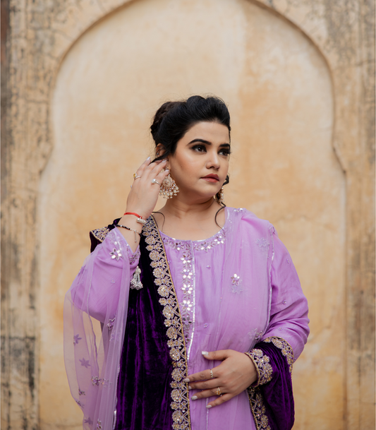 Kurta with sharara