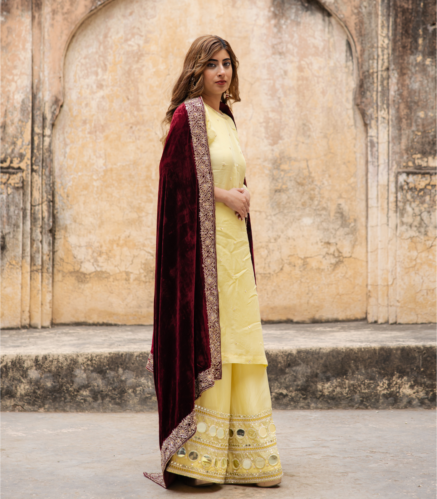 Red velvet dushala