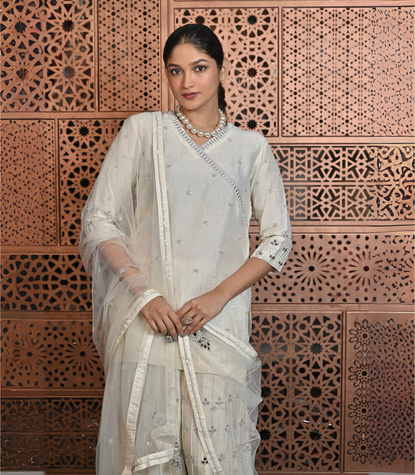 Kurta with sharara