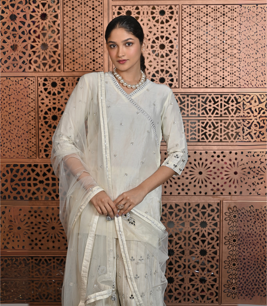 Kurta with sharara