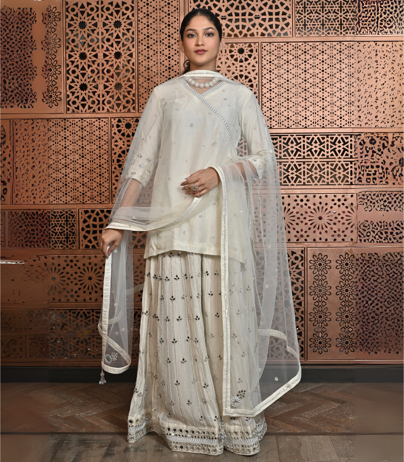 Kurta with sharara