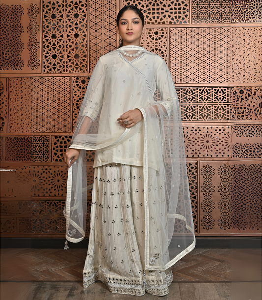 Kurta with sharara