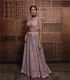 Pastel pink lehenga set