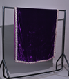 Purple velvet dushala